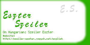 eszter szeiler business card